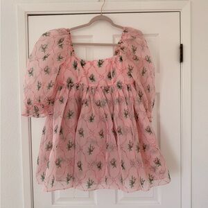 Selkie Holiday Puff Dress